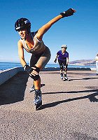 Skaters 
enjoying themselves