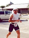 Frank running in Ironman distance triathlon - 2000
